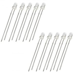 10 x 3mm Photodiode High-Speed Photosensitive Diodes Light Sensor Replaces LDR