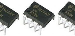 5 x LM393 DIP8 Dual Voltage Comparator IC LM393N Through Hole UK Chip