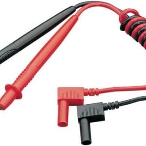 Digital Multimeter Test Leads 1000V 20A Red & Black Probe Cable Pair 4mm Banana