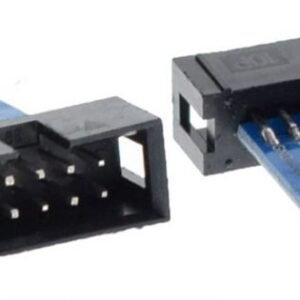 USBASP 10 to 6 Pin Adapter Board AVRISP STK500 Programmer Converter for ATMEL UK