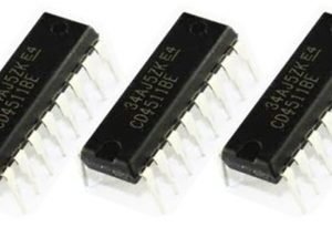 5 x CD4511 DIP16 BCD to 7 Segment Display Latch Decoder Driver IC Through Hole