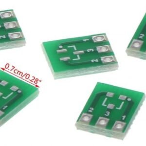 5 x Double Sided SMD SOT23-3 SIP3 to DIP 2.54mm Adapter PCB Board Converter