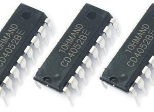 5 x CD4052 DIP1 Dual 4 Channel Analogue Multiplexer Demultiplexer Through Hole