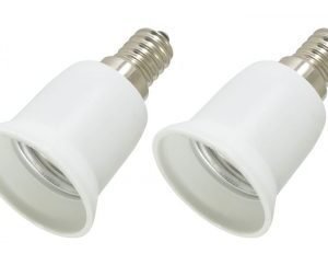 4 x E14 to E27 Light Bulb Adapter Edison Screw Converter Lamp Socket Fitting