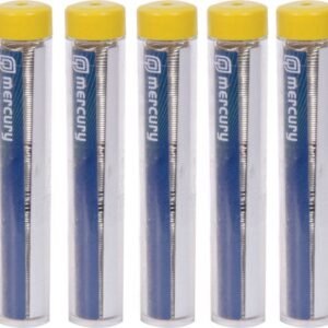 5 x 5m Tubes Lead-Free Solder Wire 0.6mm Tin Copper Flux Core 25m Total