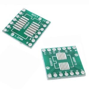 2 x SOP14 SOIC14 TSSOP14 MSOP14 to DIP Adapter Boards Double Sided SMD to DIP UK