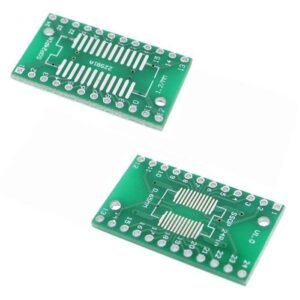 2 x SOP24 SOIC24 TSSOP24 MSOP24 to DIP Adapter Board SMD to DIP Breakout PCB