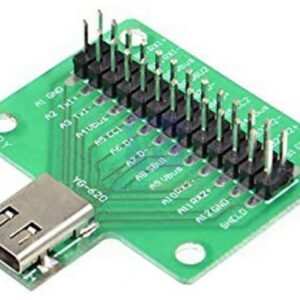 USB C Female Socket Full 24-Pin Breakout Board Adapter 2.54mm Header Converter