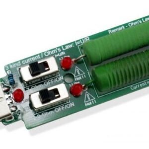 USB Adjustable Resistor DC Electronic Load Tester 1A 2A 3A Current Switchable