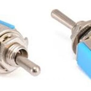 Pair of MTS-101 Mini Toggle Switches SPST 3-Pin ON/OFF 6A 125V 1 Position