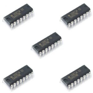 5 x CD4017 Decade Counter Divider IC DIP16 CMOS 10 Stage Johnson Through Hole