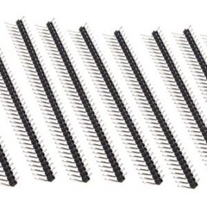 10 x 40 Pin Right Angle Male Header Strips 2.54mm Pitch Single Row Breakaway UK