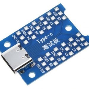 USB C Female Socket to Dip 2.54mm Header Breakout Board Adapter Blue USB-C