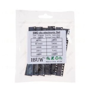 100pcs SMD IC Circuit Set SOP-8 10 Values NE555 LM358 MC34063 LM393 LM386 LM1458