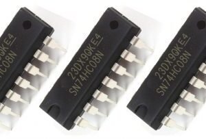 5 x SN74HC08N Quad 2 Input AND Gate IC DIP14 CMOS Logic 2V to 6V Through Hole