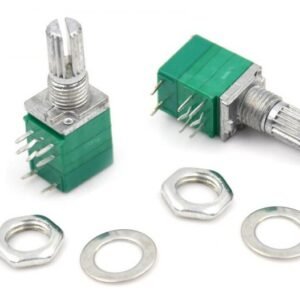 2x RV097NS B50K Ohm Rotary Potentiometers Double Linear with ON/OFF Switch 8 Pin