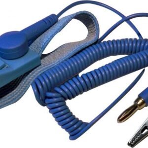 Anti-Static Wrist Band ESD Strap for Soldering & Computer Circuit Repair Blue