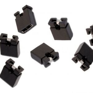10 x 2.54mm Micro Jumper Shunt with Test Point Black PCB Shorting Link UK Seller