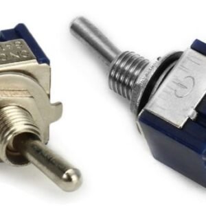 Pair of MTS-202 Mini Toggle Switches DPDT 6-Pin ON/ON 6A 125V 2 Position UK