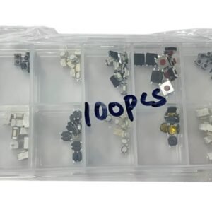 100pcs Micro Tactile Switch Kit 10 Types Momentary Push Button Switches Car UK