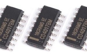 5 x CD4017 SOP16 Decade Counter / Divider IC CMOS Surface Mount