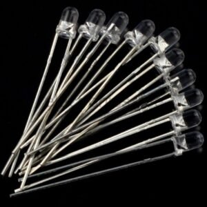 10 x 5mm IR LED Infrared 940nm Light Emitting Diode Lamp Water Clear