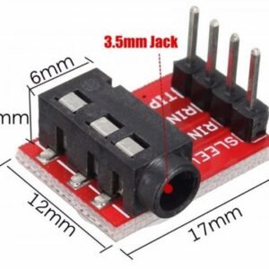3.5mm TRRS Stereo Socket Breakout Board Audio Headphone Jack Adapter Breadboard