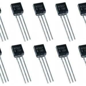 10 x BC557 PNP Bipolar General Purpose Transistors BC557B TO-92 Audio Signal