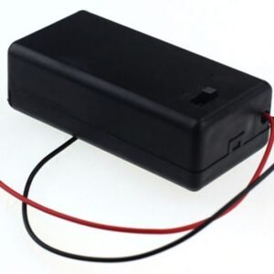 9v Enclosed Battery Box Holder with wires and ON/OFF Power Switch PP3