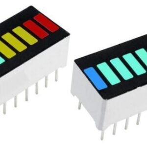 2 x 10 Segment Multicolour LED Bargraph Display Red Yellow Green Blue UK