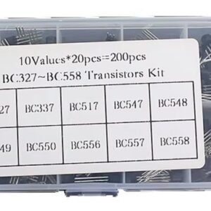 200PCS NPN & PNP Transistor Kit BC327 BC337 BC517 BC547 BC548 BC549 BC550 BC556