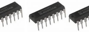 5 x ULN2003AN Darlington Transistor Arrays DIP16 Voltage Current Through Hole