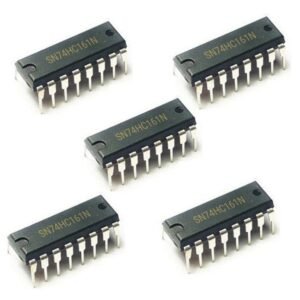 5 x SN74HC161N DIP16 4-Bit Synchronous Binary Counter ICs