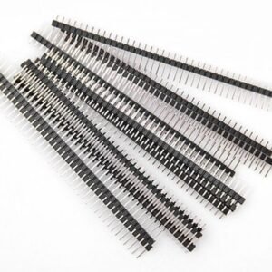10 x 40 Pin Male Header Strip 2.54mm Pitch Straight Single Row Breakaway Style