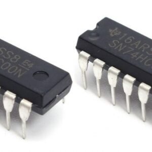 2 x SN74HC00N DIP14 Quad 2-Input NAND Logic Gate IC 7400 Through Hole UK