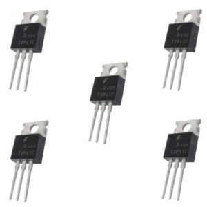 5 x TIP41C NPN Power Transistor Linear Amplifier Switching TO-220 UK