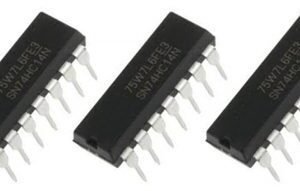 5 x SN74HC14N Hex Schmitt Trigger Inverter DIP14 74HC14N CMOS Logic Through Hole