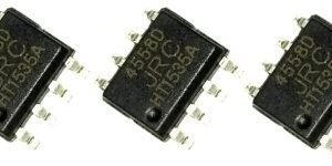 5x JRC4558 SOP8 Dual Op Amp IC Monolithic Operational Amplifier Surface Mount UK