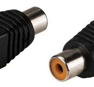 Pair RCA Female to Screw Terminal Connectors Phono Socket for Audio CCTV UTP