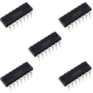 5 x SN74HC04N DIP14 Hex Inverter IC 7404 74HC04 CMOS Logic Through Hole