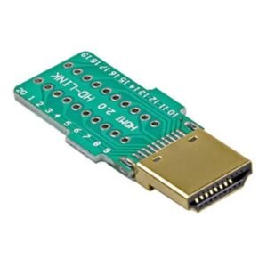 HDMI Male Breakout Board 19 Pin Connector for Testing & Repair