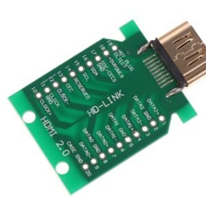 HDMI Female Breakout Board 19 Pin Connector for Testing & Repair