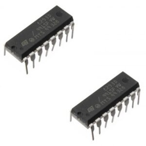 2 x L293D Motor Driver IC DIP16 H-Bridge Quad Channel Stepper DC Motor Controlle