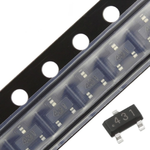 5 x TL431 SOT-23 Adjustable Precision Shunt Regulator IC ±1% 2.5V