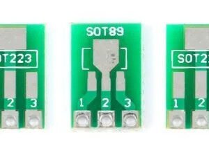 5 x Double Sided SMD SOT89 / SOT223 to DIP 2.54mm Adapter PCB Board Converter