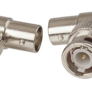 2 x BNC T Adaptor MFF Male to Female Connector CCTV Networking Plug Socket