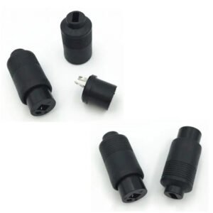4 x 2 Pin DIN Female Socket Speaker HiFi Stereo Solder Type Connectors UK
