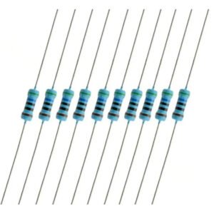 10 Pcs 1/2W Metal Film Resistor ±1% Tolerance Axial 0.5w Various Values
