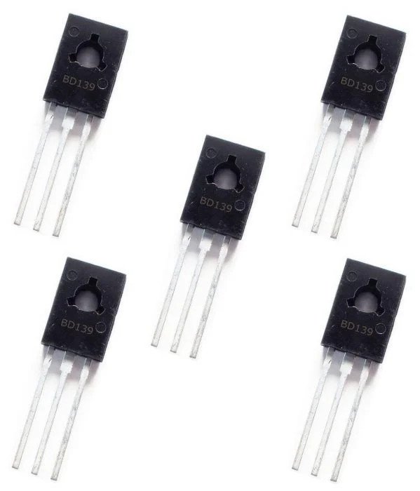 5 x BD139 NPN Epitaxial Planar Transistors SOT-32 Audio Amplifier & Driver