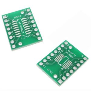 2 x SOP16 SOIC16 TSSOP16 MSOP16 to DIP Adapter Boards Double Sided SMD to DIP UK